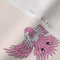 Little eagle desert freedom bird king of the sky kids summer design pink