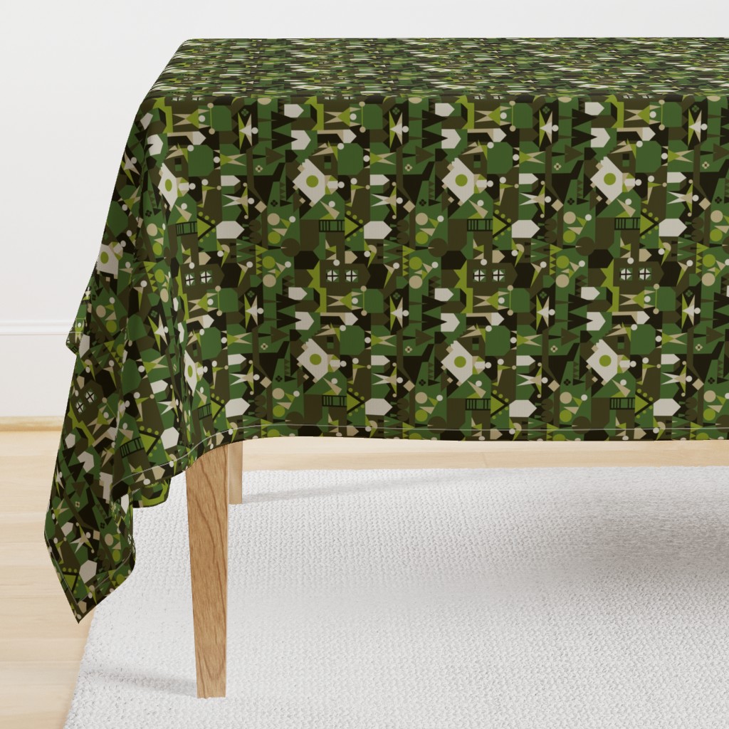 Indoors & outdoors (green camo)