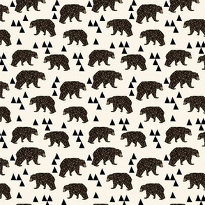 SMALL - geo bear // small version kids geometric trendy triangle bear 