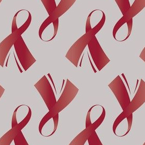 Multiple Myeloma Cancer Ribbon, Burgundy Cancer Ribbon, Myeloma Cancer Ribbon on Grey, March