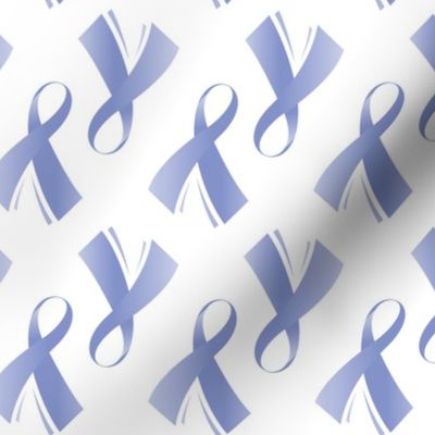 Esophageal Cancer Ribbon, Esophageal Cancer Awareness Ribbon, Periwinkle Cancer Ribbon, Light Purple Cancer Ribbon on White