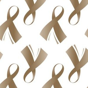  Childhood Cancer Awareness Ribbons, Gold Ribbon for Childhood Cancer Awareness, September, Gold Ribbon on White