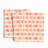 Peach Fuzz Tribal arrow stripes