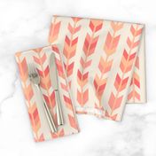 Peach Fuzz Tribal arrow stripes