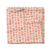 Peach Fuzz Tribal arrow stripes