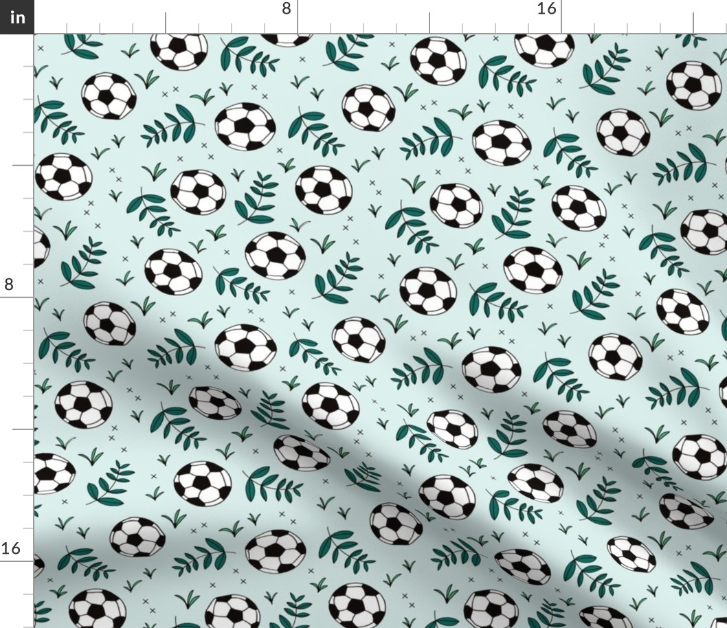 Soccer fields summer sports theme gender neutral