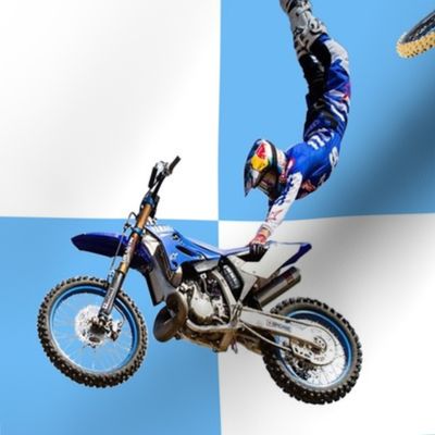 Dirtbike Stunts Blue