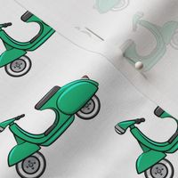 scooter - moped - green - LAD19