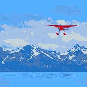 Alaska Floatplane Paint By Number