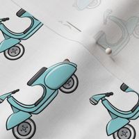 scooter - moped - blue  - LAD19