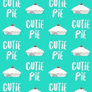 Cutie Pie - teal - LAD19