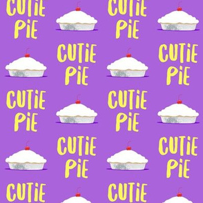 Cutie Pie - purple & yellow - LAD19