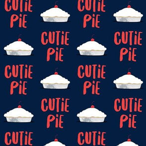 Cutie Pie - navy - LAD19