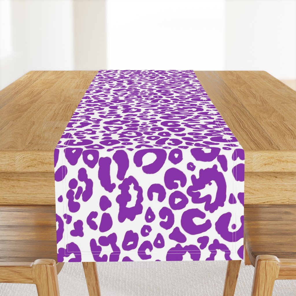 Cheetah Chic // Med. Vibrant Purple on White