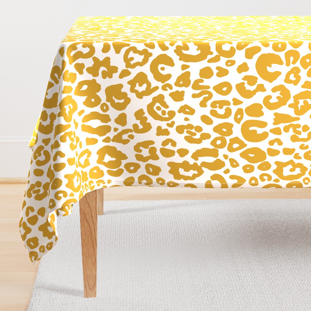 Cheetah Chic // Mustard on White