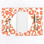 Cheetah Chic // Persimmon on White