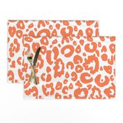 Cheetah Chic // Persimmon on White