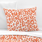 Cheetah Chic // Persimmon on White