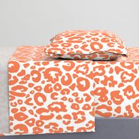 Cheetah Chic // Persimmon on White