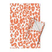 Cheetah Chic // Persimmon on White