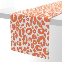 Cheetah Chic // Persimmon on White