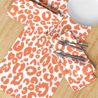 Cheetah Chic // Persimmon on White