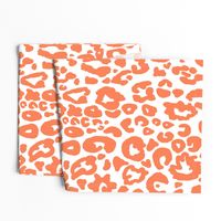 Cheetah Chic // Persimmon on White