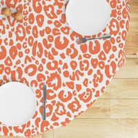 Cheetah Chic // Persimmon on White