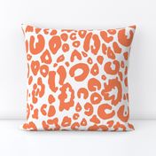 Cheetah Chic // Persimmon on White