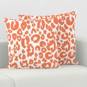 Cheetah Chic // Persimmon on White