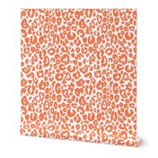 Cheetah Chic // Persimmon on White