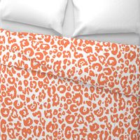 Cheetah Chic // Persimmon on White