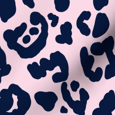 Cheetah Chic // Navy on Blush