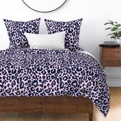 Cheetah Chic // Navy on Blush