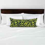 Cheetah Chic // Navy on Chartreuse (Regular Size)