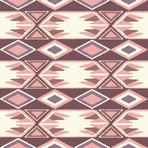 Pink Fall Ikat