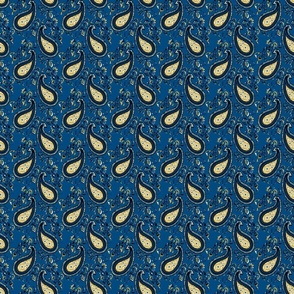 Polly Paisley - Blue Small