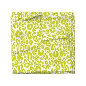 Cheetah Chic // Chartreuse on White