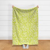 Cheetah Chic // Chartreuse on White