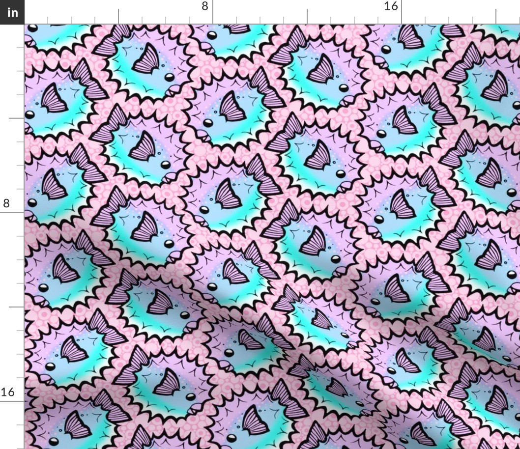 Fugu Pattern - Candy Pastel