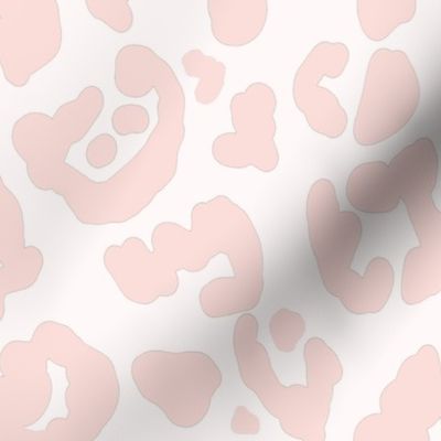 Cheetah Chic // Lt. Peachy Pink on White 
