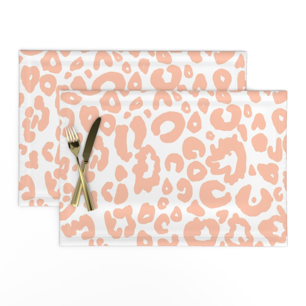 Cheetah Chic // Peachy on White