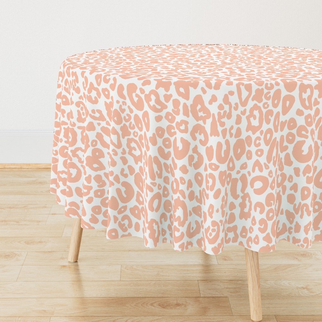 Cheetah Chic // Peachy on White