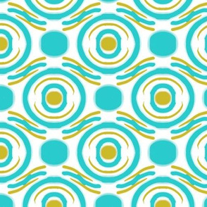 Wavy concentric circles