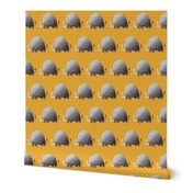 Elephants (gold) Kids Room Bedding