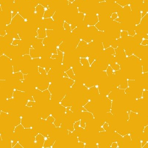 Constellation Stars - Earth Tone sunrise yellow