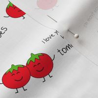 Tomatoes - I love you from head tomatoes