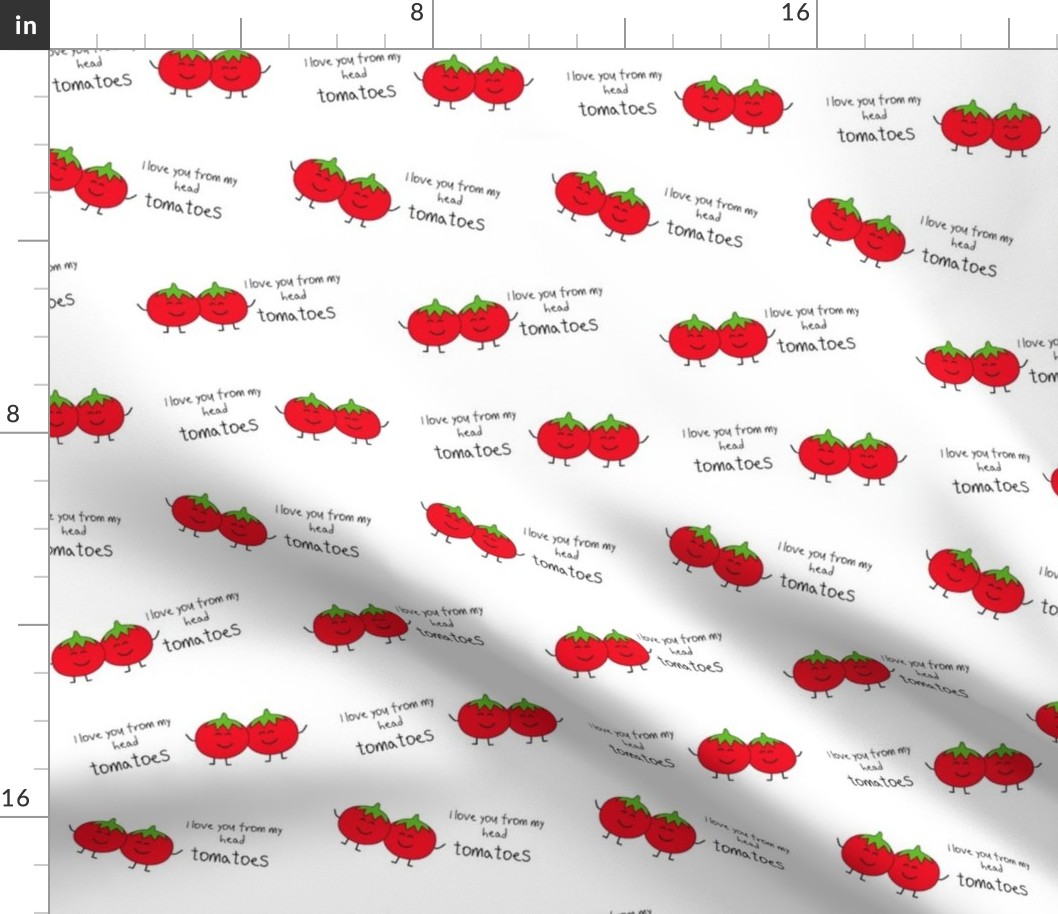 Tomatoes - I love you from head tomatoes