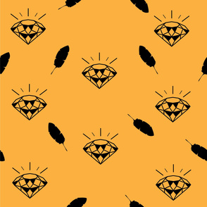 diamond_pattern_vector_yellow