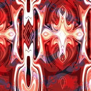  red gray abstract modern ornament